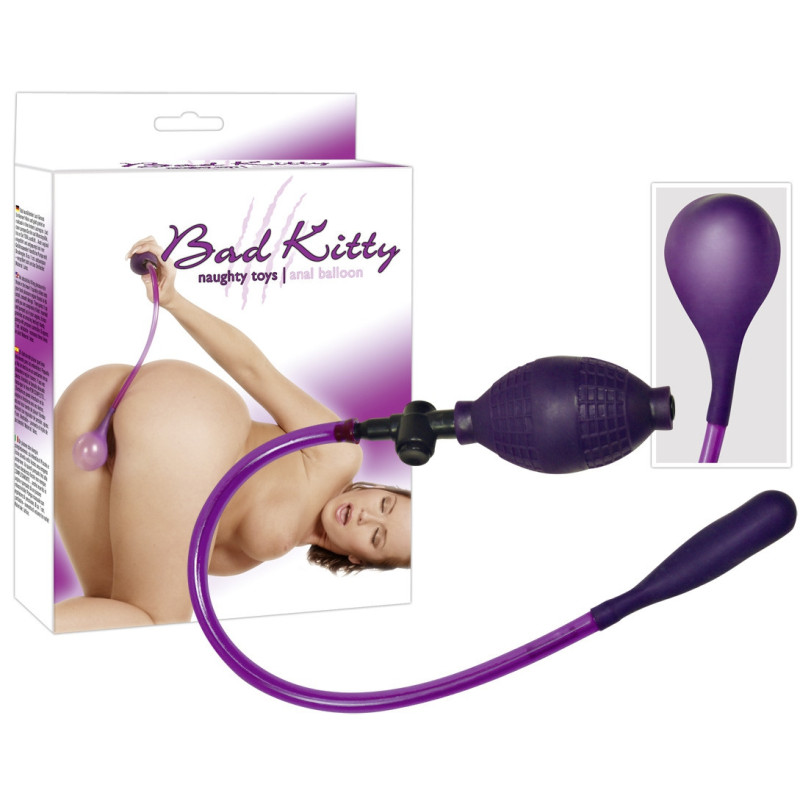 Bad Kitty Plug gonflable Ballon Bad kitty 8 x 9cm Violet
